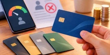 Cartão para negativados com opções de crédito disponíveis