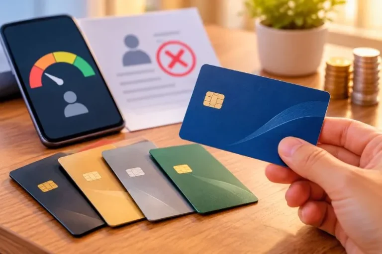 Cartão para negativados com opções de crédito disponíveis